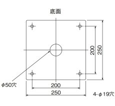 DST-P1500 LED信号灯取付ポール  （H：1,500mm） TAKEX 竹中エンジニアリング TAKEX 竹中エンジニアリング セキュリティストア 【Security Store】