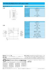 DR-243T ワイヤレスリモコンスイッチ 〔2CH×3点式〕 TAKEX 竹中エンジニアリング TAKEX 竹中エンジニアリング セキュリティストア 【Security Store】