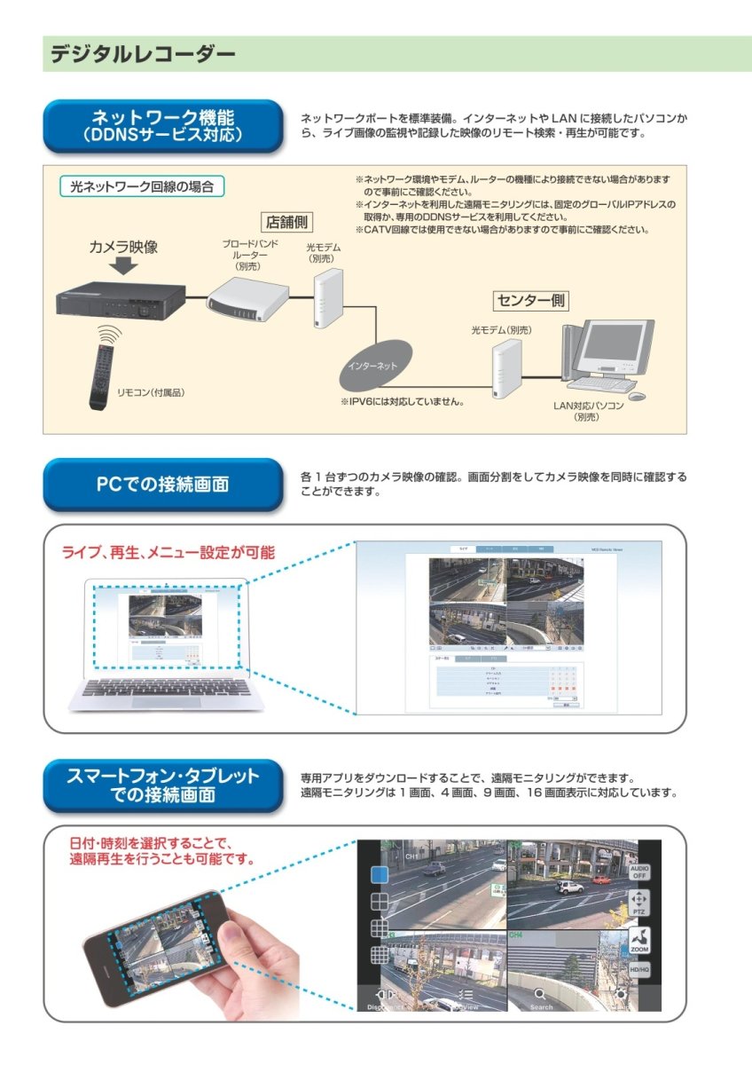 HDVR-400 4ch ハイブリッドデジタルレコーダー EX-SDI/HD-SDI/AHD/アナログ  TAKEX 竹中エンジニアリング TAKEX 竹中エンジニアリング セキュリティストア 【Security Store】