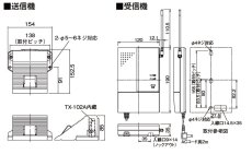 SX-2 タイヤ止め型送信警報システム TAKEX 竹中エンジニアリング TAKEX 竹中エンジニアリング セキュリティストア 【Security Store】