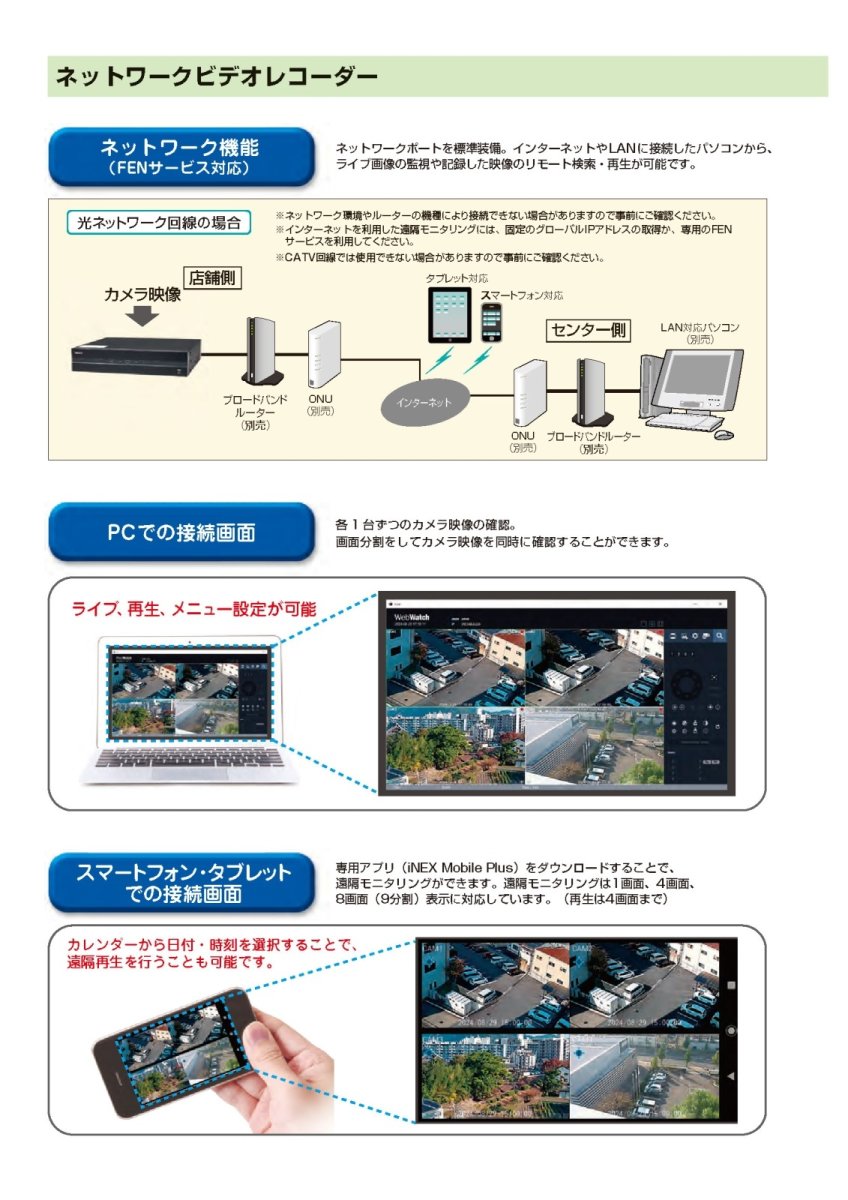 NVR08i-A ネットワークビデオレコーダー TAKEX 竹中エンジニアリング TAKEX 竹中エンジニアリング セキュリティストア 【Security Store】