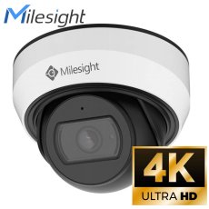 画像1: 800万画素(4K) AI耐候性ミニドームIPカメラ (1)