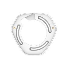 A73 | Milesight アダプタープレート（サイド出し配線用・10mm超薄型） | Security Store