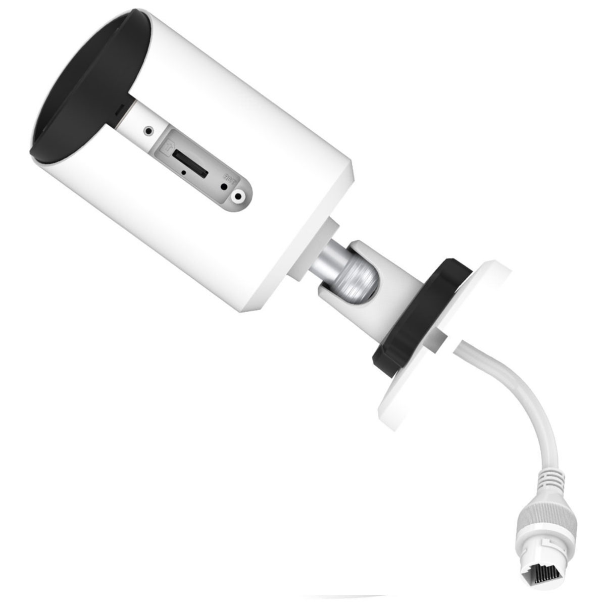 画像4: 200万画素 可視光LED付 AI 耐破壊ミニバレットIPカメラ (4)