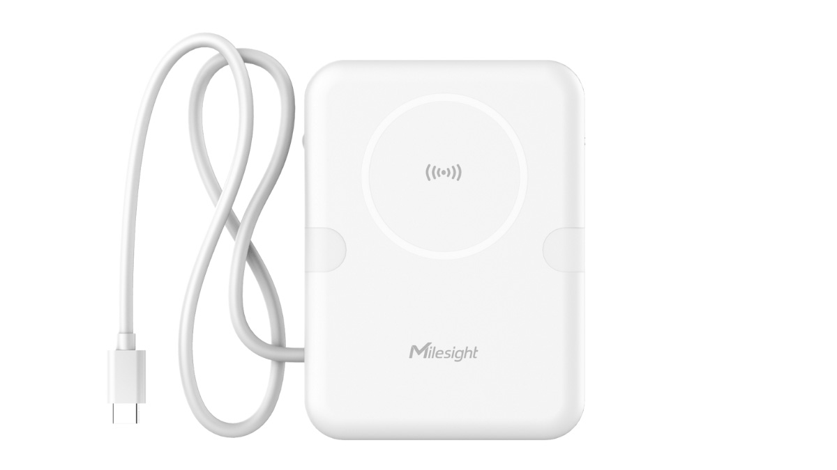 Milesight VS373 レーダー式転倒検知センサの製品紹介。天井に設置された薄型の白いデバイスが、ミリ波レーダーによって室内の人物の姿勢を3Dスキャンし、転倒を検知した際に即座に管理者のスマートフォンへ通知を飛ばす運用イメージ。プライバシーを守りつつ24時間見守る様子が描かれている。