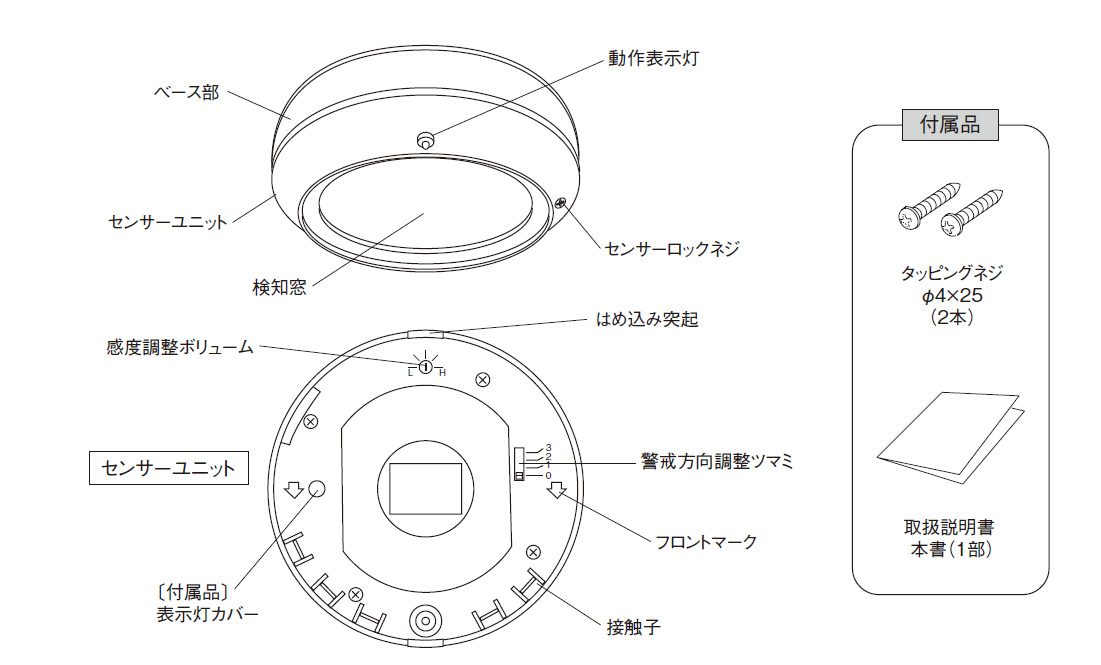 PA-3010 パッシブセンサー 製品画像