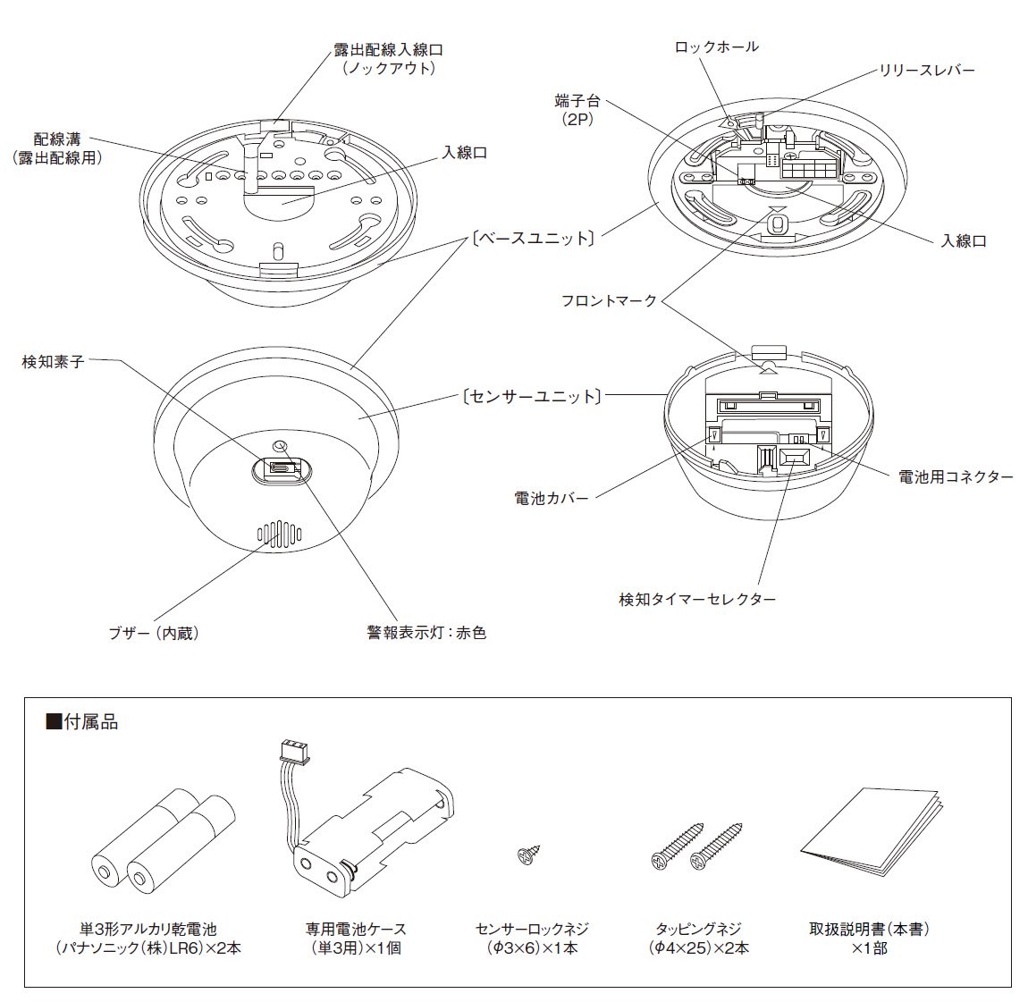 放火監視センサー FWS-1000 製品画像