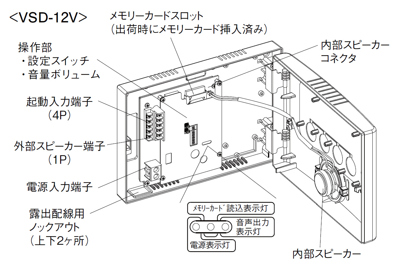 VSD-12V 音声報知器
