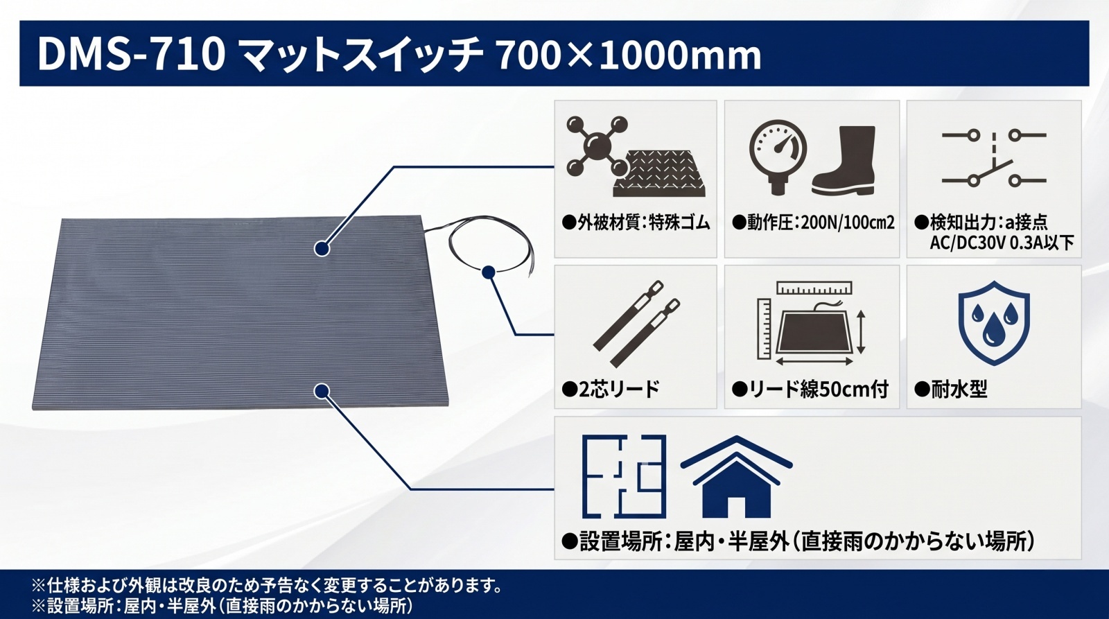 DMS-710 マットスイッチの製品画像