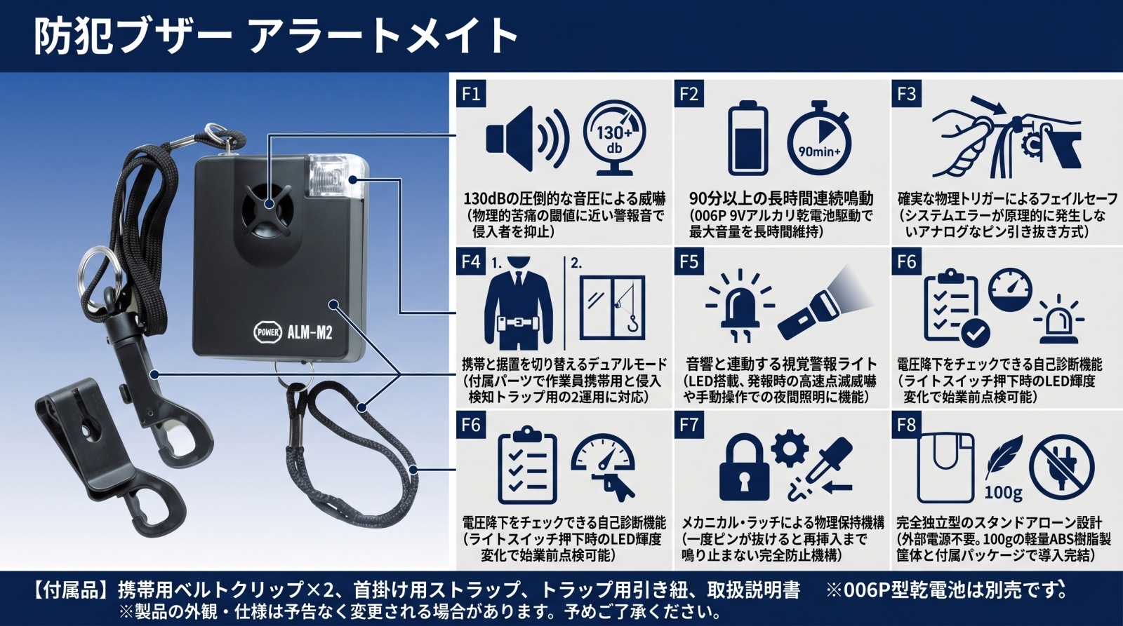 アラートメイト ALM-M3 製品画像