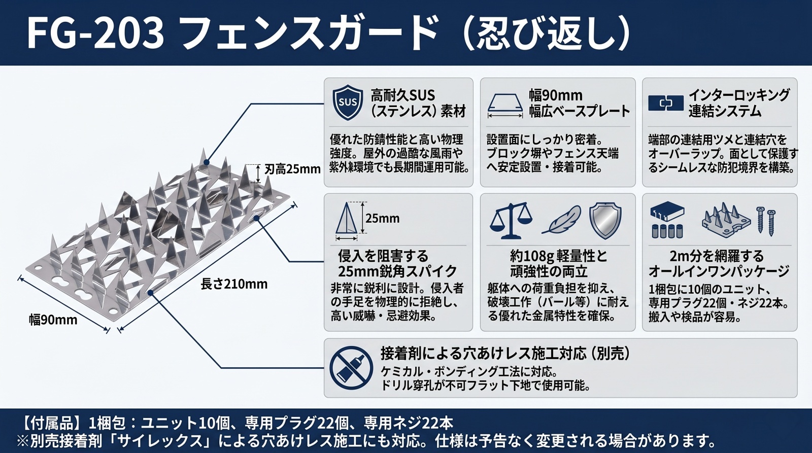 FG-203 フェンスガードの製品画像
