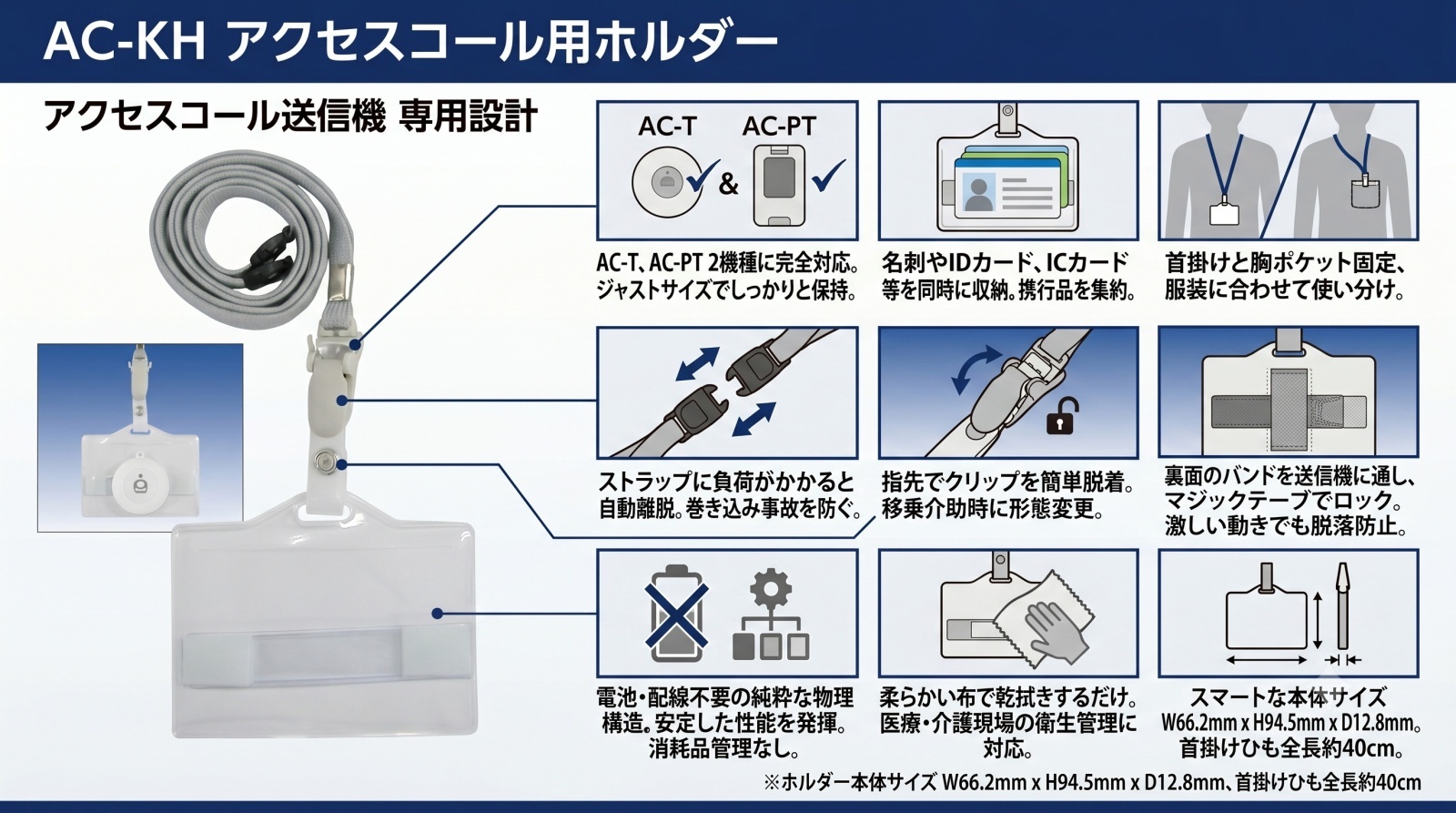 AC-KH アクセスコール用ホルダーの製品画像