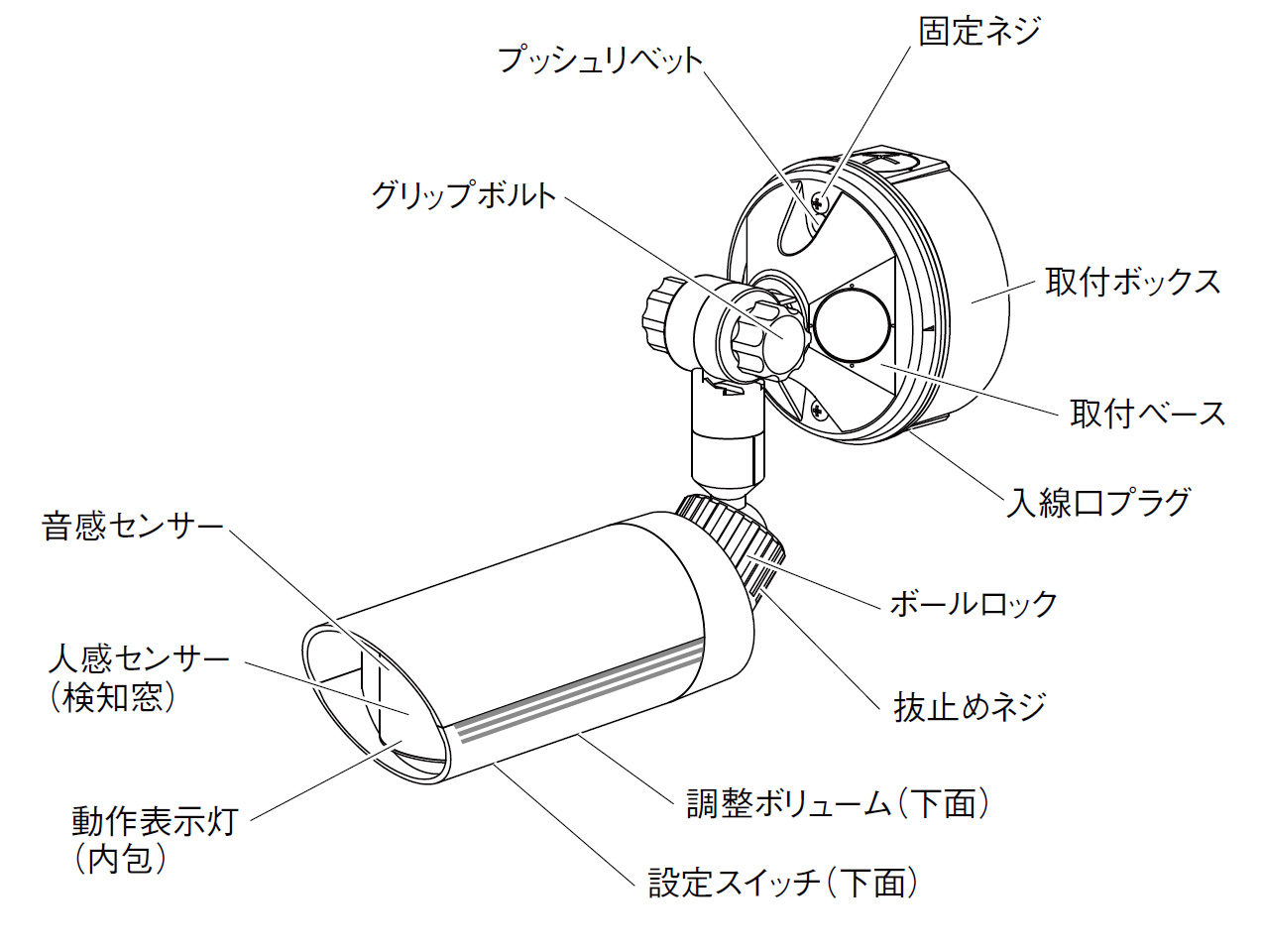 MS-15WA-A 人感・音感スイッチ 製品画像