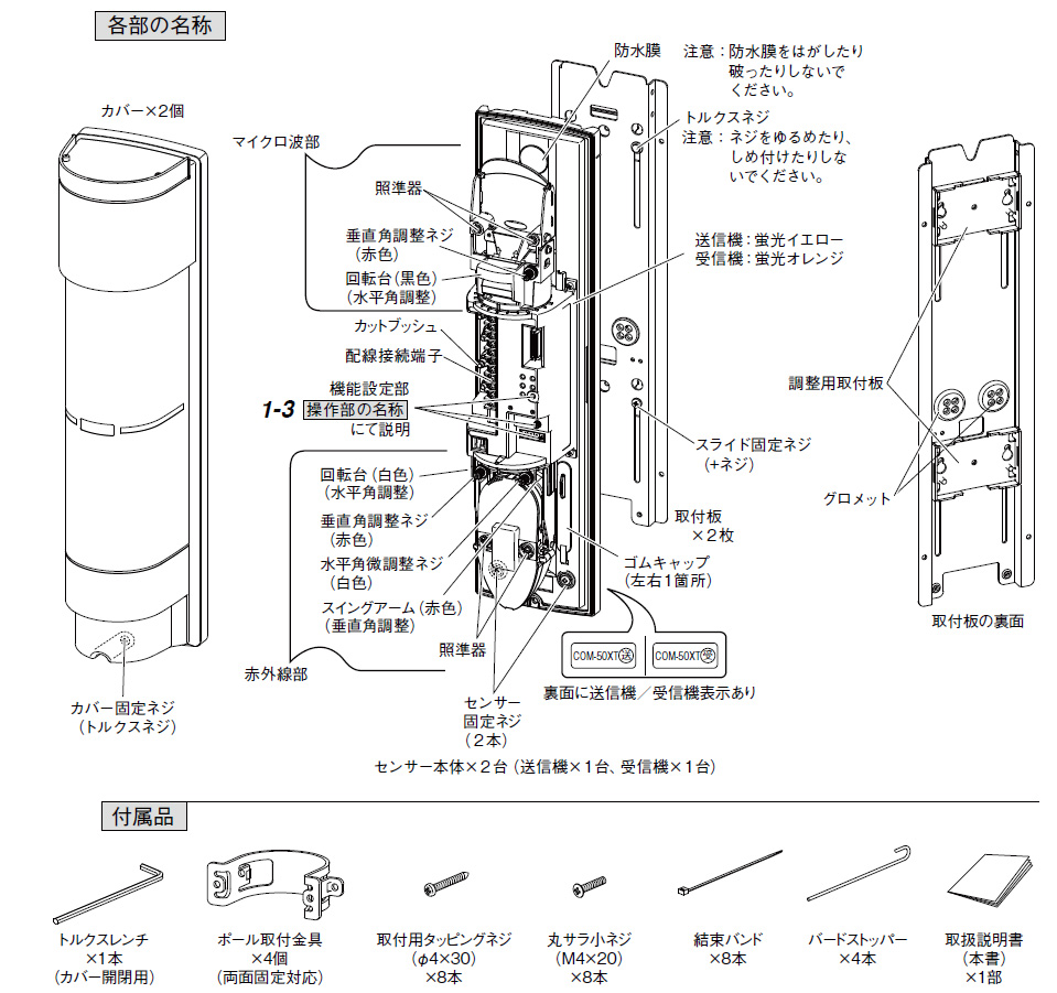 COM-50XTL コンビネーションセンサー