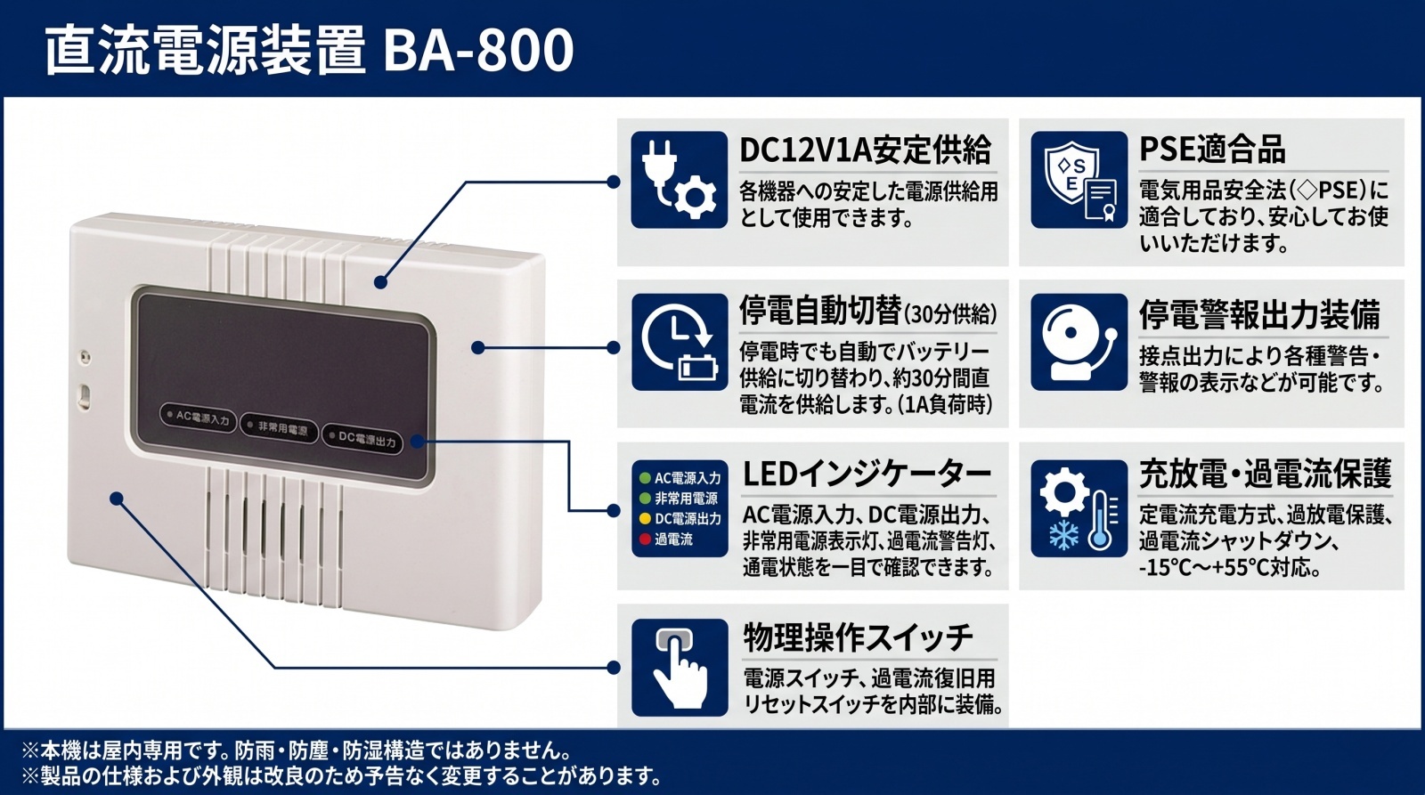 BA-800 直流電源装置