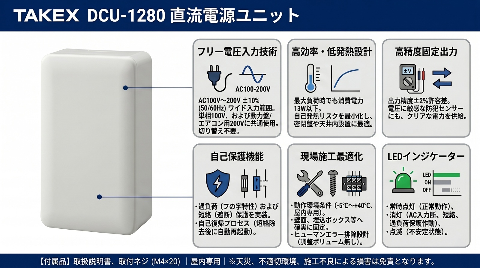 直流電源ユニット DCU-1280 製品画像