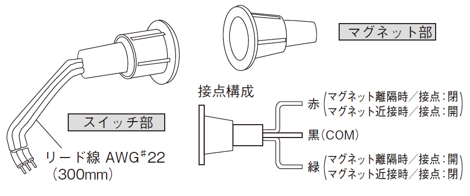 AMS-25B マグネットスイッチ 製品画像