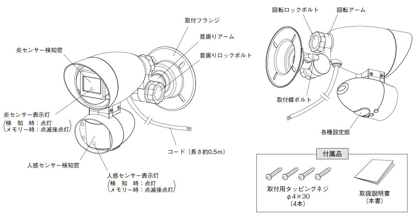 FP-5500 炎・人感センサー