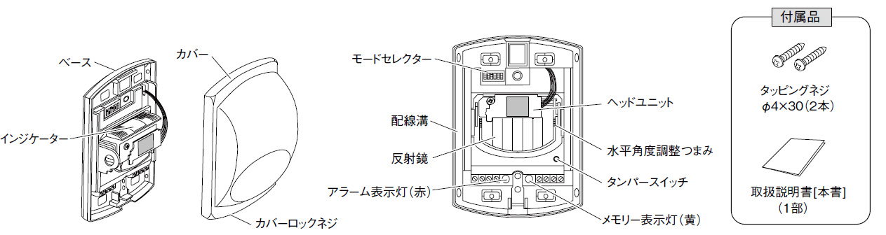 PA-4810A(BL) パッシブセンサー ブラック 製品画像